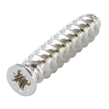 1 x Vis Euro Tête fraisée Pozi 6.3X14 Diamètre de tête: 7.5 Acier nickelé