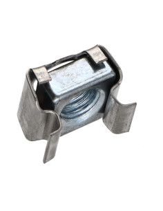 Ecrou acier zingué cage inox C4804C M4 Epaisseur tole 2.6... 2