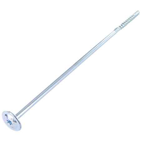 1 x VBA Vis bois agglo Tête disque TORX T40 10X400 Acier zingué