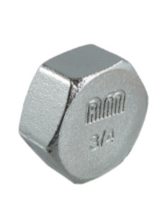 Bouchon femelle Figure 300 15X21 (1/2") Laiton chrome