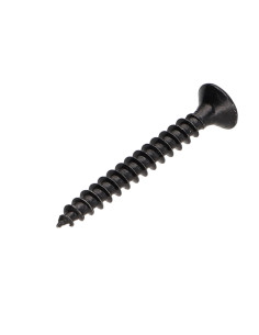 VBA Vis bois agglo Inox A2 Noir Tête fraisée Pozi 6X30 2