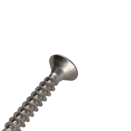 1 x VBA Vis bois agglo Inox A2 Tête fraisée Pozi 5X50