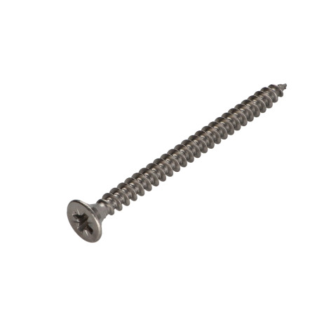 1 x VBA Vis bois agglo Inox A2 Tête fraisée Pozi 4.5X80