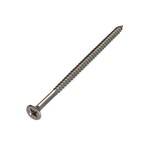 1 x VBA Vis bois agglo Inox A2 Tête fraisée Pozi 6X120