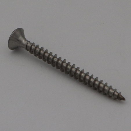 1 x VBA Vis bois agglo Inox A2 Tête fraisée Pozi 5X45