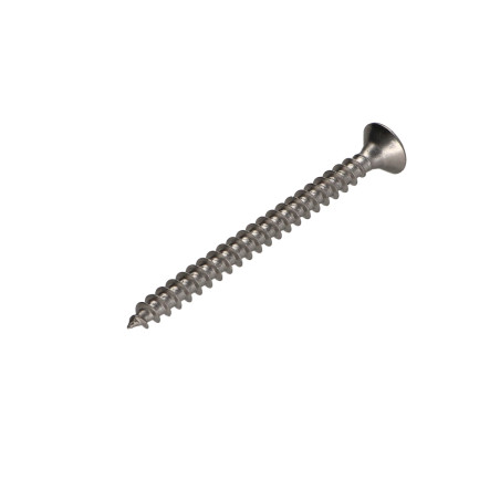 1 x VBA Vis bois agglo Inox A2 Tête fraisée Pozi 5X70