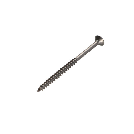 1 x VBA Vis bois agglo Inox A2 Tête fraisée Pozi 4X50 Filetée sur 30