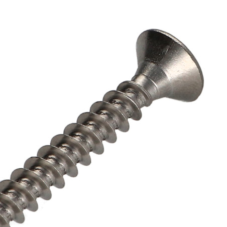 1 x VBA Vis bois agglo Inox A2 Tête fraisée Pozi 6X80