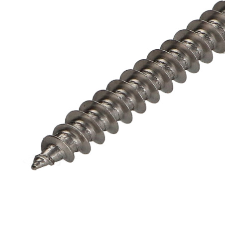 1 x VBA Vis bois agglo Inox A2 Tête fraisée Pozi 5X80