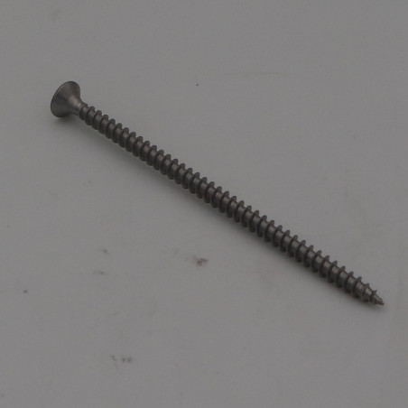 1 x VBA Vis bois agglo Inox A2 Tête fraisée Pozi 5X80