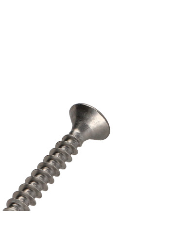 1 x VBA Vis bois agglo Inox A2 Tête fraisée...