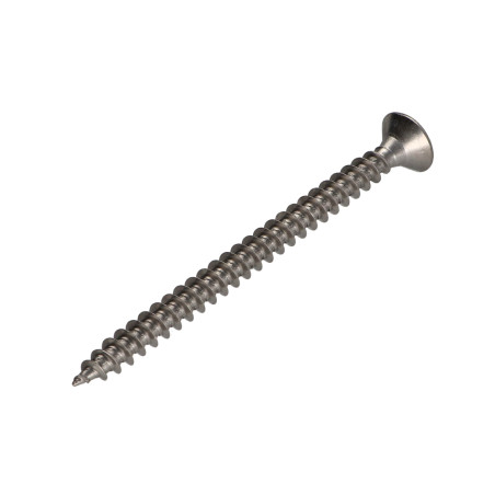 1 x VBA Vis bois agglo Inox A2 Tête fraisée Pozi 4X80