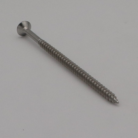 1 x VBA Vis bois agglo Inox A2 Tête fraisée Pozi 6X110