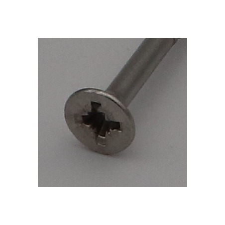 1 x VBA Vis bois agglo Inox A2 Tête fraisée Pozi 6X110