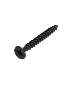 VBA Vis bois agglo Inox A2 Noir Tête fraisée Pozi 3.5X30