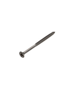 VBA Vis bois agglo Inox A2 Tête fraisée Pozi 5X70 Filetée...