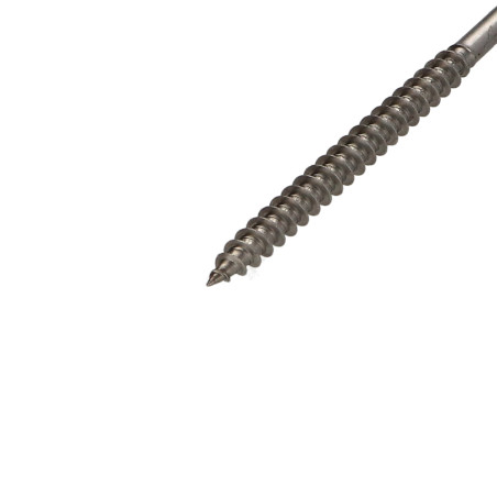 1 x VBA Vis bois agglo Inox A2 Tête fraisée Pozi 6X160 Filetée sur 70