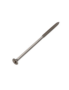 VBA Vis bois agglo Inox A2 Tête fraisée Pozi 6X100...
