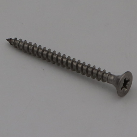 1 x VBA Vis bois agglo Inox A2 Tête fraisée Pozi 4.5X45