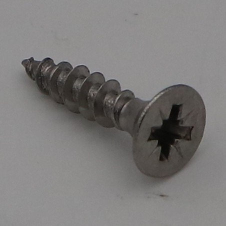 1 x VBA Vis bois agglo Inox A2 Tête fraisée Pozi 4.5X16