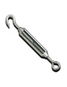 Tendeur oeil crochet M5X70 Oeil 8 Inox A4