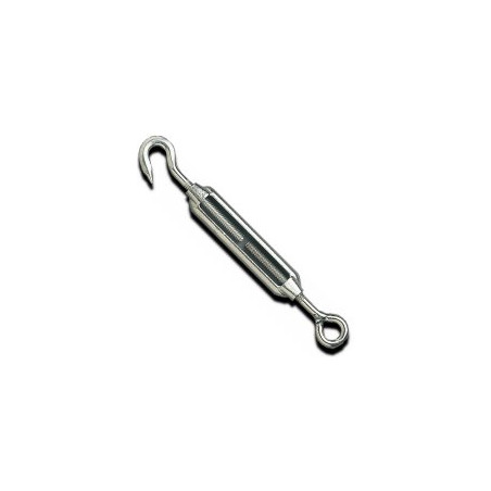 1 x Tendeur oeil crochet M6X90 Oeil 9 Inox A4