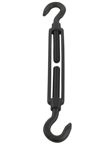 1 x Tendeur crochet crochet M8 Inox A4 Noir