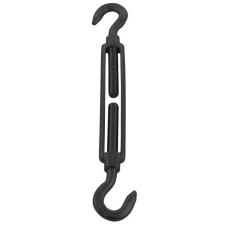 1 x Tendeur crochet crochet M8 Inox A4 Noir