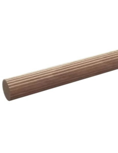 Tourillon en bois strié Diamètre 20 Longueur 1 mètre