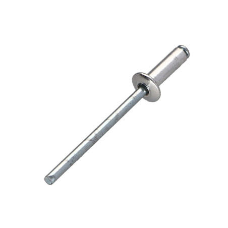 1 x Rivet aveugle Aluminium Tige acier 4.8X12 Epaisseur de serrage 5 à 7 Tête Ronde Standard ALX
