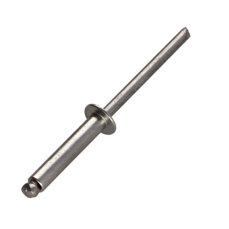 1 x Rivet Aveugle Tout Inox A4 Tête plate 4.8X8