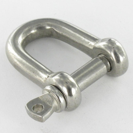 1 x Manille Droite à Piton à Oeil Inox A4 Diamètre 12