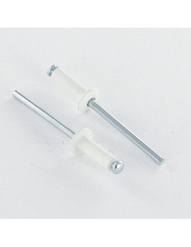 1 x Rivet aveugle Aluminium Tige acier 4.8X16...