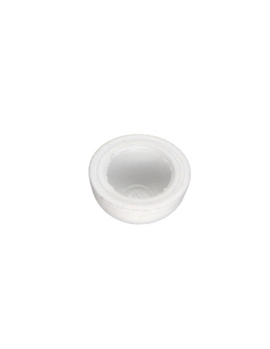 1 x Cache vis CLIP 7X10.5 Polyéthylène blanc