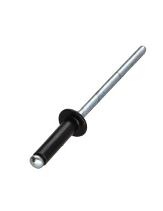 Rivet aveugle Aluminium Tige acier 4X12 Tête Ronde...