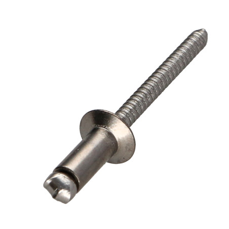 1 x Rivet Aveugle Tout Inox Tête fraisée 3.2X12 Epaisseur de serrage 7 à 9
