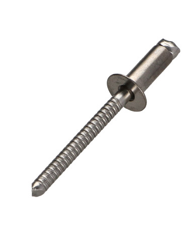 1 x Rivet Aveugle Tout Inox Tête fraisée 4.8X10...