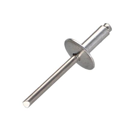 1 x Rivet aveugle tout alu 4.8X10 Epaisseur de serrage 3 à 5 Tête extra large TEL TA