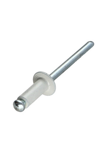 1 x Rivet aveugle Aluminium Tige acier 3.2X12...