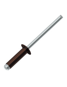 Rivet aveugle Aluminium Tige acier 3.4X9 Tête Ronde...