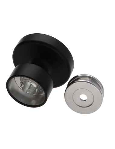 1 x Patère décoratif Aluminium Noir avec...