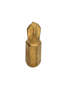 Embout Qualité industrielle 1/4" C6.3 Titanium Pozi N°3... 2