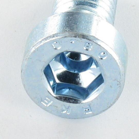 1 x Vis métaux CHC BTR BASSE/TROU Clé de 4 HC4 M5X10 Classe 8.8 Acier zingué