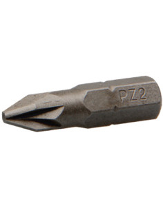 Embout Qualité industrielle 1/4" C6.3 Pozi N°2 Longueur 25