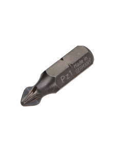 Embout Qualité industrielle 1/4" C6.3 Pozi N°1 Longueur 25