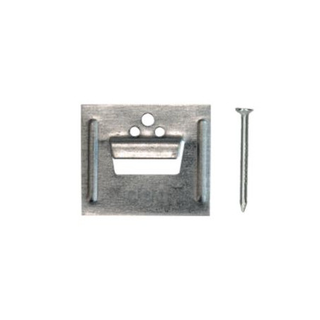 1 x Clips pour lambris n° 2 + Pointe Acier zingué