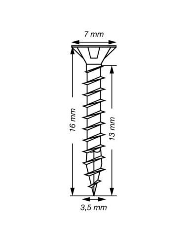 1 x Spax T-STAR PLUS Tête fraisée TORX T15 Inox...