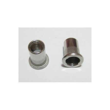 1 x Ecrou à sertir M5X12 ALPC 30 Aluminium Epaisseur de serrage 0.5 à 3