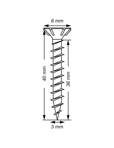1 x Spax T-STAR PLUS Tête fraisée TORX T10 Inox...