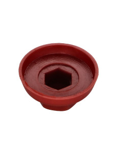 Capuchon Tête hexagonale TH Polyéthylène RAL3011 rouge... 2